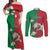 Personalized Italy Couples Matching Off Shoulder Maxi Dress and Long Sleeve Button Shirt Sparrow With Symbol Italiana - Wonder Print Shop