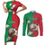 Personalized Italy Couples Matching Short Sleeve Bodycon Dress and Long Sleeve Button Shirt Sparrow With Symbol Italiana - Wonder Print Shop