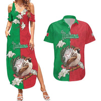 Personalized Italy Couples Matching Summer Maxi Dress and Hawaiian Shirt Sparrow With Symbol Italiana - Wonder Print Shop