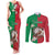Personalized Italy Couples Matching Tank Maxi Dress and Long Sleeve Button Shirt Sparrow With Symbol Italiana - Wonder Print Shop