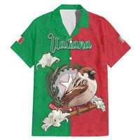 Personalized Italy Family Matching Mermaid Dress and Hawaiian Shirt Sparrow With Symbol Italiana - Wonder Print Shop