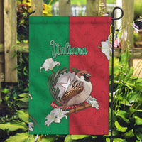 Italy Garden Flag Sparrow With Symbol Italiana - Wonder Print Shop