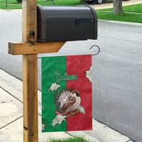 Italy Garden Flag Sparrow With Symbol Italiana - Wonder Print Shop