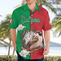 Personalized Italy Hawaiian Shirt Sparrow With Symbol Italiana - Wonder Print Shop