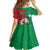 Personalized Italy Kid Short Sleeve Dress Sparrow With Symbol Italiana - Wonder Print Shop