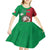 Personalized Italy Kid Short Sleeve Dress Sparrow With Symbol Italiana - Wonder Print Shop