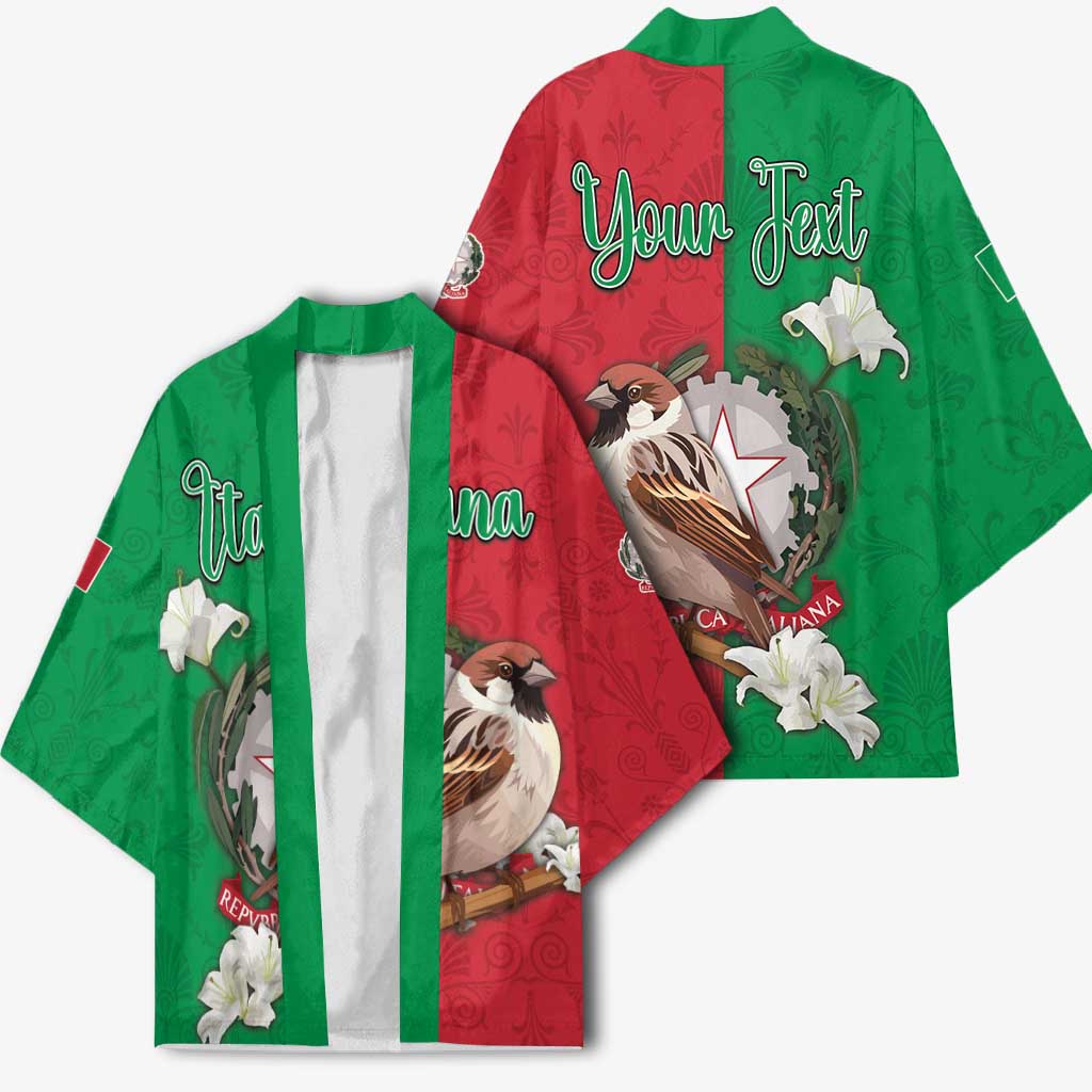 Personalized Italy Kimono Sparrow With Symbol Italiana - Wonder Print Shop