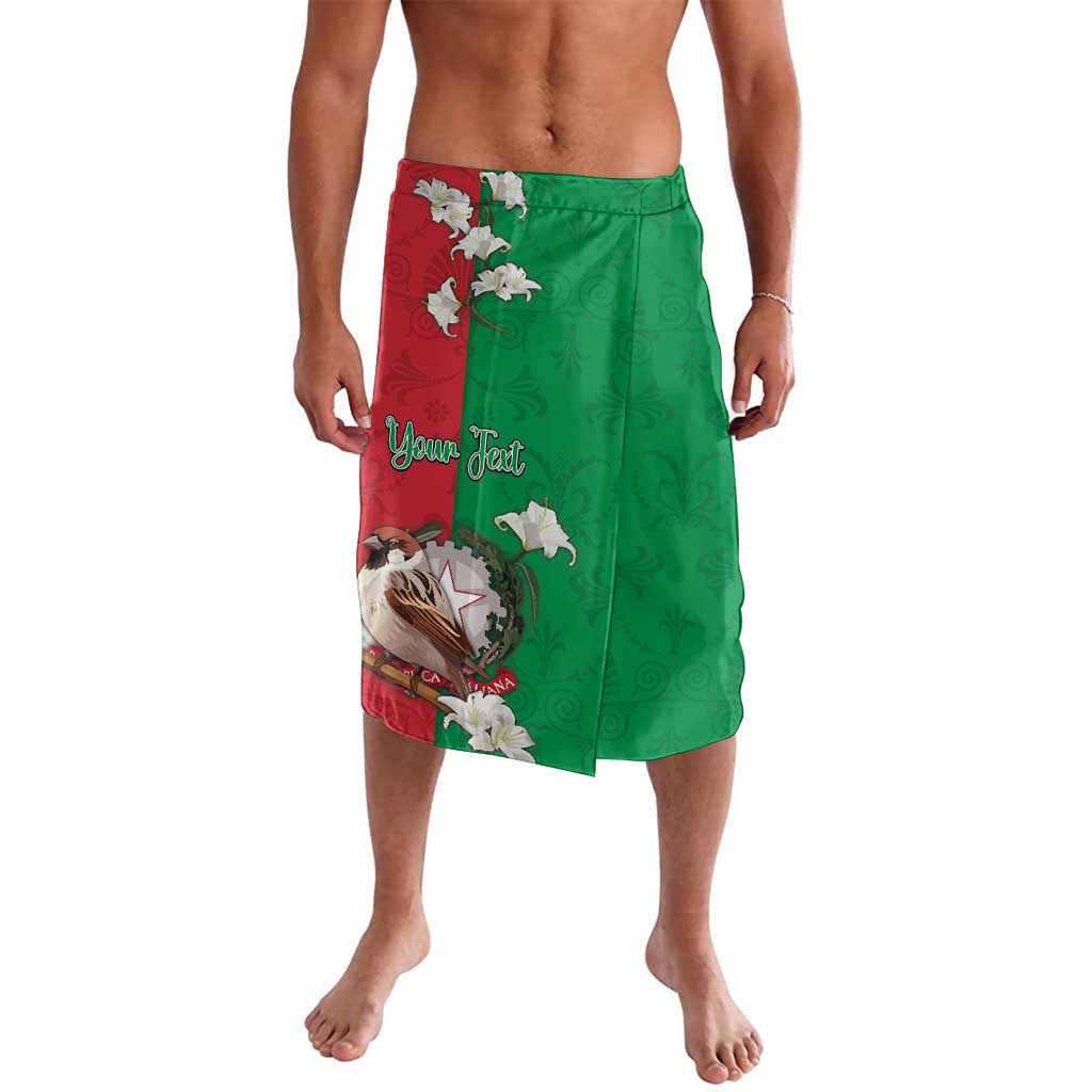 Personalized Italy Lavalava Sparrow With Symbol Italiana - Wonder Print Shop