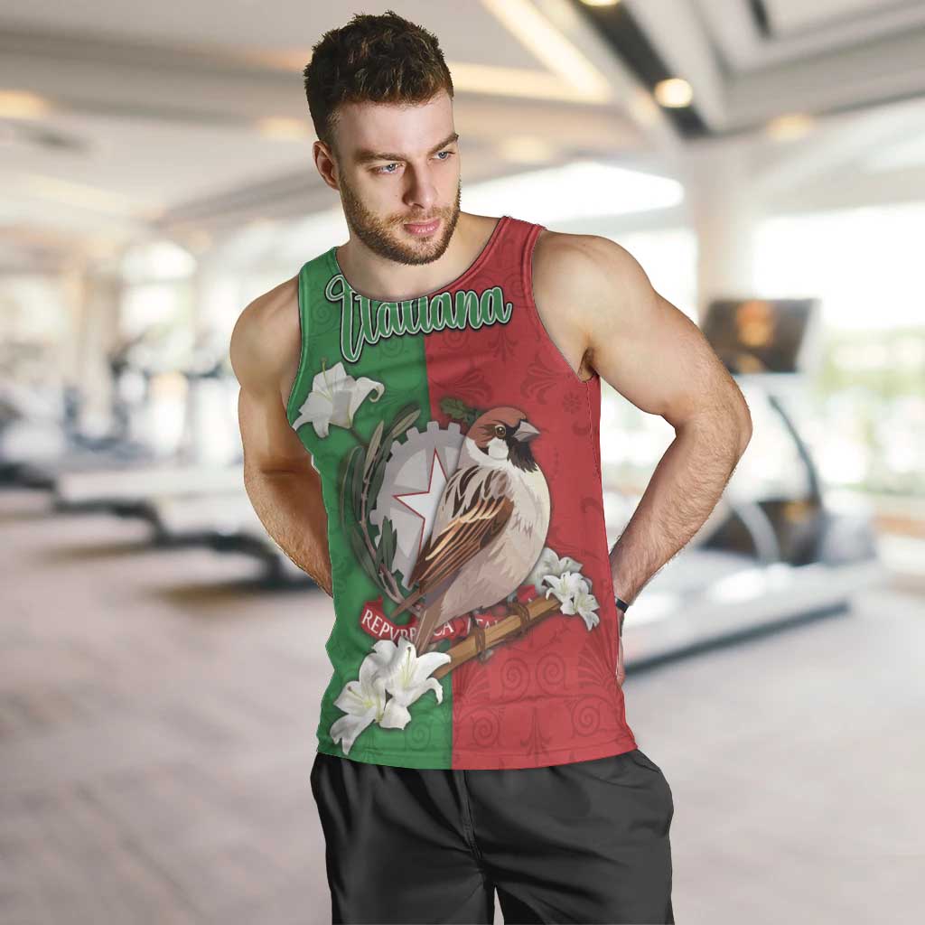Personalized Italy Men Tank Top Sparrow With Symbol Italiana - Wonder Print Shop