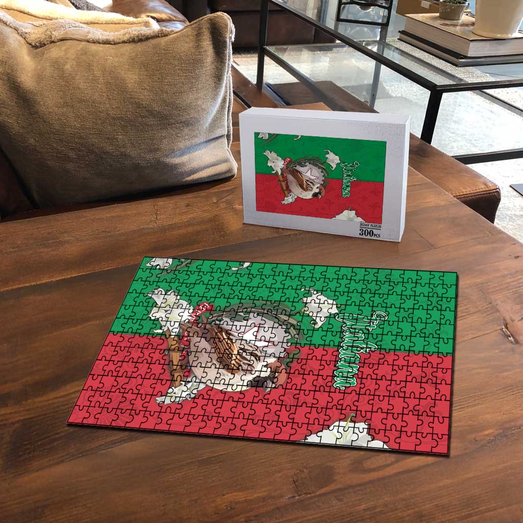 Italy Puzzle Sparrow With Symbol Italiana - Wonder Print Shop