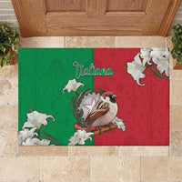 Italy Rubber Doormat Sparrow With Symbol Italiana - Wonder Print Shop