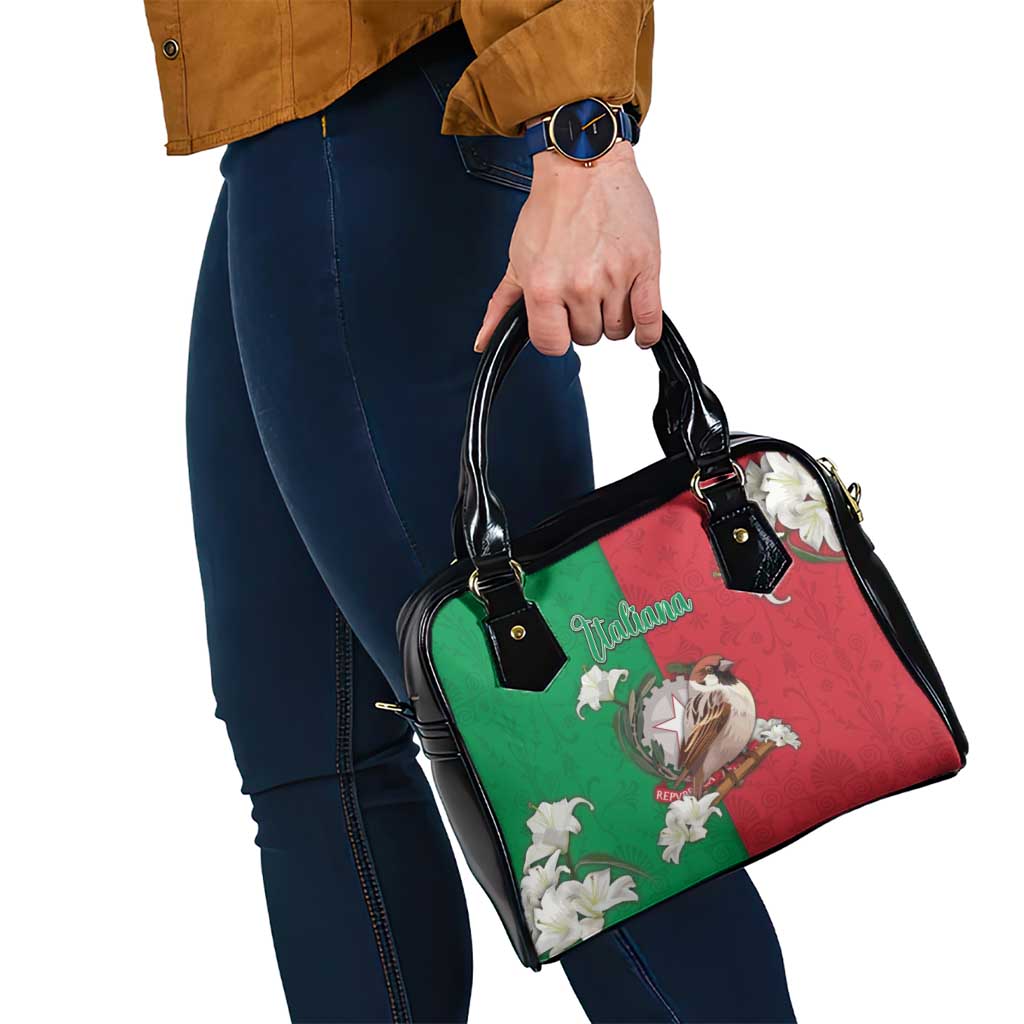Italy Shoulder Handbag Sparrow With Symbol Italiana - Wonder Print Shop