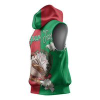Personalized Italy Sleeveless Hoodie Sparrow With Symbol Italiana - Wonder Print Shop