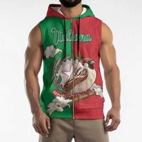 Personalized Italy Sleeveless Zip Hoodie Sparrow With Symbol Italiana - Wonder Print Shop