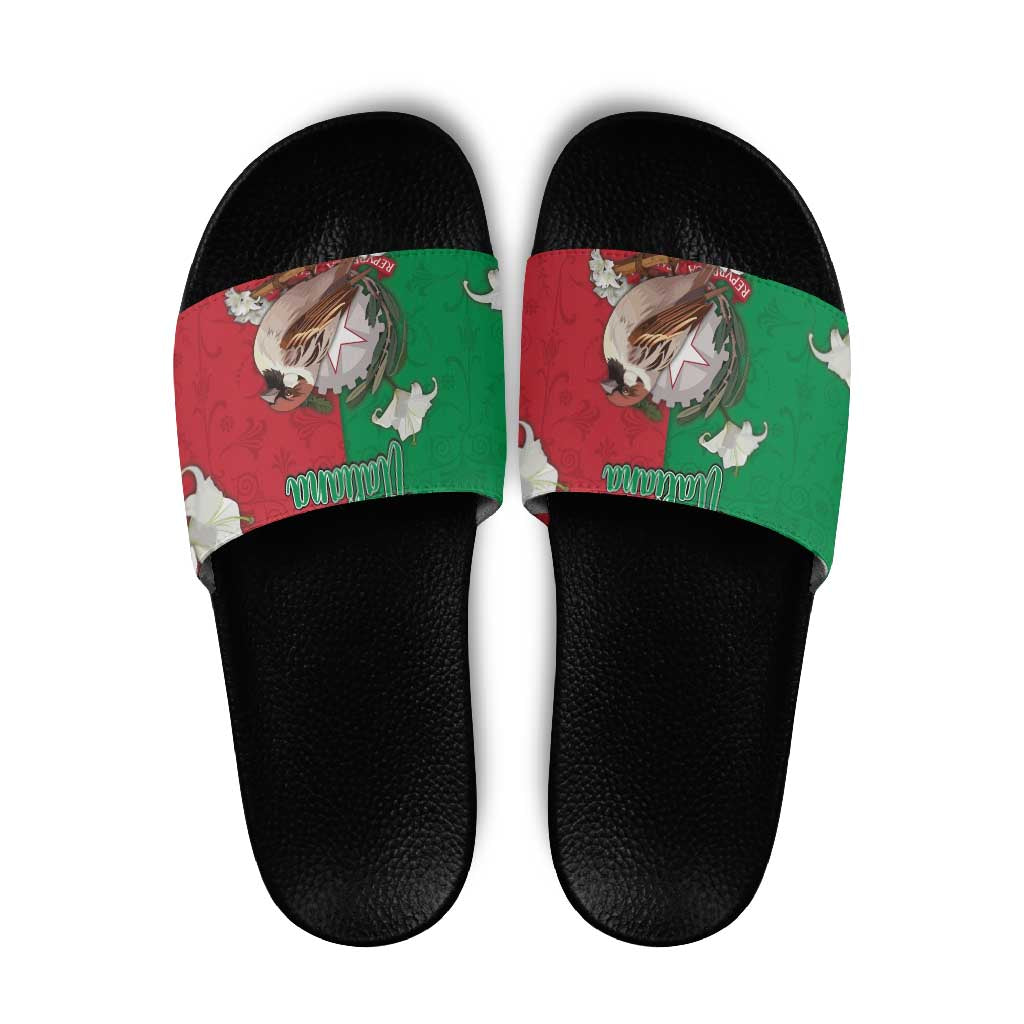 Italy Slide Sandals Sparrow With Symbol Italiana - Wonder Print Shop