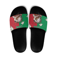 Italy Slide Sandals Sparrow With Symbol Italiana - Wonder Print Shop