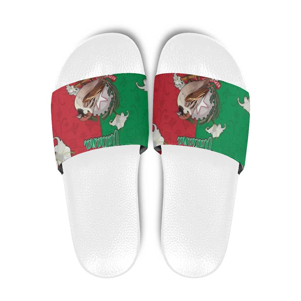 Italy Slide Sandals Sparrow With Symbol Italiana - Wonder Print Shop