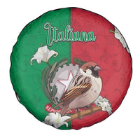 Italy Spare Tire Cover Sparrow With Symbol Italiana - Wonder Print Shop