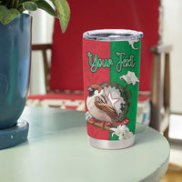 Personalized Italy Tumbler Cup Sparrow With Symbol Italiana - Wonder Print Shop