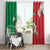 Italy Window Curtain Sparrow With Symbol Italiana - Wonder Print Shop