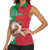 Personalized Italy Women Sleeveless Polo Shirt Sparrow With Symbol Italiana - Wonder Print Shop