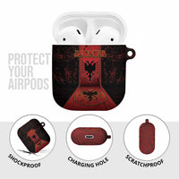Albania AirPods Case Black Double Headed Eagle - Wonder Print Shop