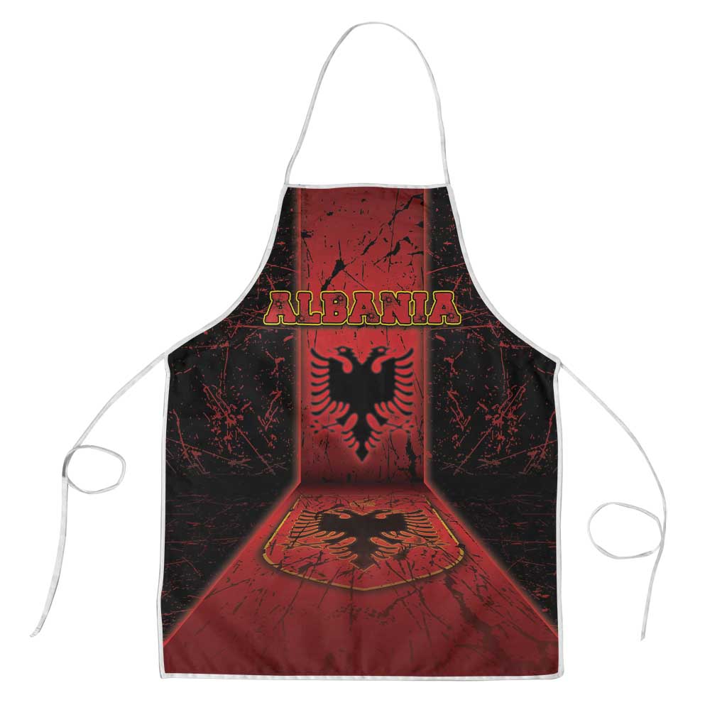 Albania Apron Black Double Headed Eagle - Wonder Print Shop