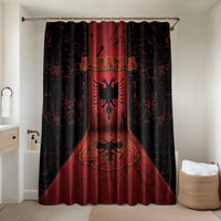 Albania Bathroom Set Black Double Headed Eagle - Wonder Print Shop