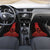 Albania Car Mats Black Double Headed Eagle - Wonder Print Shop