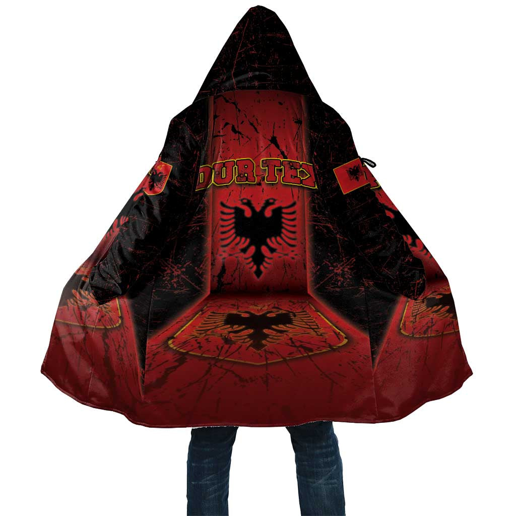 Personalized Albania Cloak Black Double Headed Eagle - Wonder Print Shop