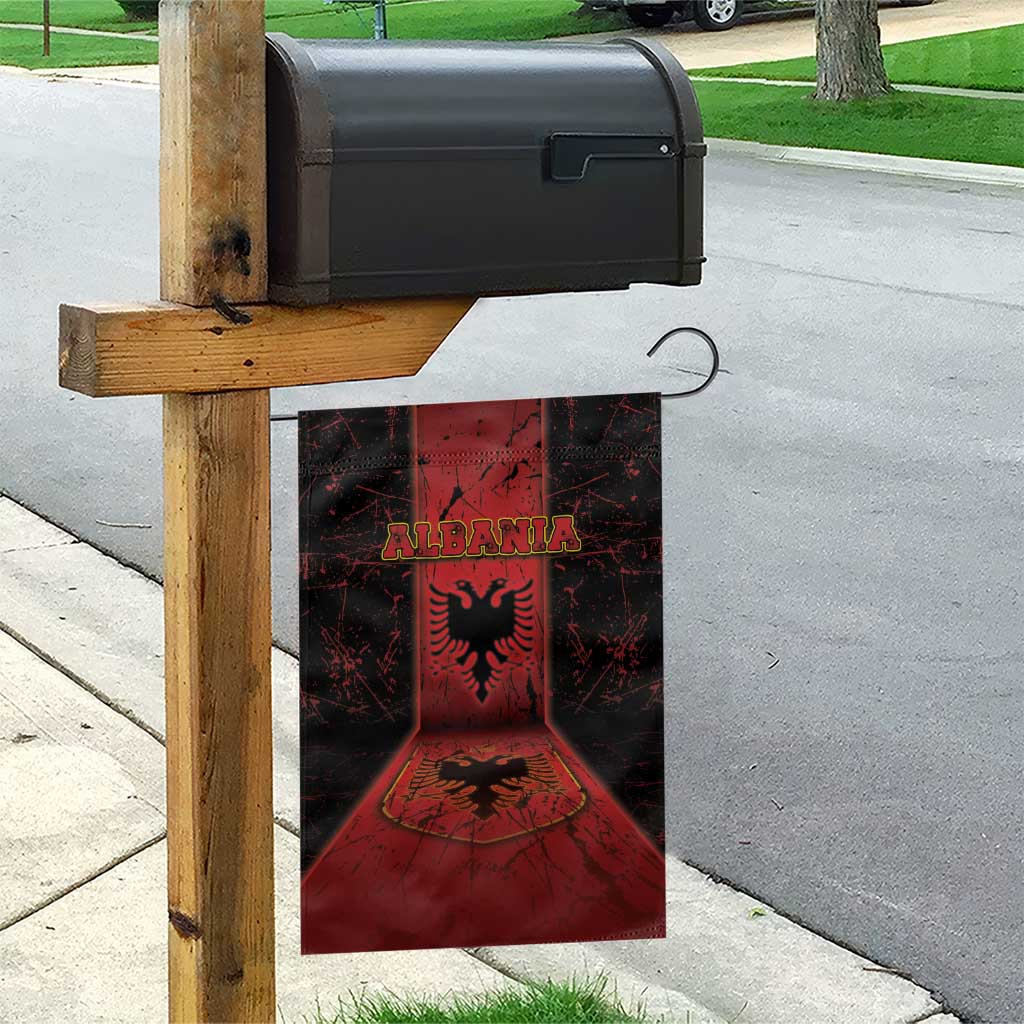 Albania Garden Flag Black Double Headed Eagle - Wonder Print Shop