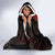 Albania Hooded Blanket Black Double Headed Eagle - Wonder Print Shop