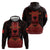 Personalized Albania Hoodie Black Double Headed Eagle - Wonder Print Shop