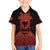 Personalized Albania Kid Hawaiian Shirt Black Double Headed Eagle - Wonder Print Shop