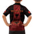 Personalized Albania Kid Hawaiian Shirt Black Double Headed Eagle - Wonder Print Shop