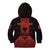 Personalized Albania Kid Hoodie Black Double Headed Eagle - Wonder Print Shop