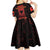 Personalized Albania Kid Short Sleeve Dress Black Double Headed Eagle - Wonder Print Shop