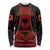 Personalized Albania Long Sleeve Shirt Black Double Headed Eagle - Wonder Print Shop