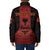Personalized Albania Padded Jacket Black Double Headed Eagle - Wonder Print Shop