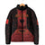 Personalized Albania Padded Jacket Black Double Headed Eagle - Wonder Print Shop