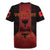 Personalized Albania Rugby Jersey Black Double Headed Eagle - Wonder Print Shop