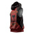 Personalized Albania Sleeveless Hoodie Black Double Headed Eagle - Wonder Print Shop