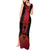 Personalized Albania Tank Maxi Dress Black Double Headed Eagle - Wonder Print Shop
