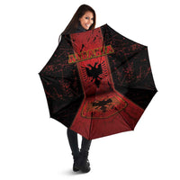 Albania Umbrella Black Double Headed Eagle - Wonder Print Shop