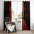 Albania Window Curtain Black Double Headed Eagle - Wonder Print Shop