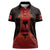 Personalized Albania Women Polo Shirt Black Double Headed Eagle - Wonder Print Shop