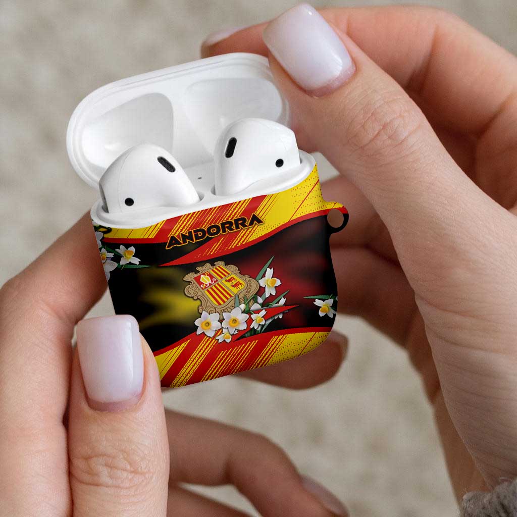 Andorra AirPods Case The Grandalla Flowers With Symbol - Wonder Print Shop