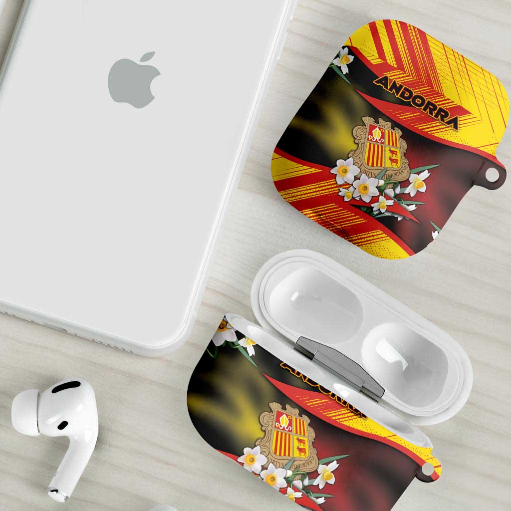 Andorra AirPods Case The Grandalla Flowers With Symbol - Wonder Print Shop