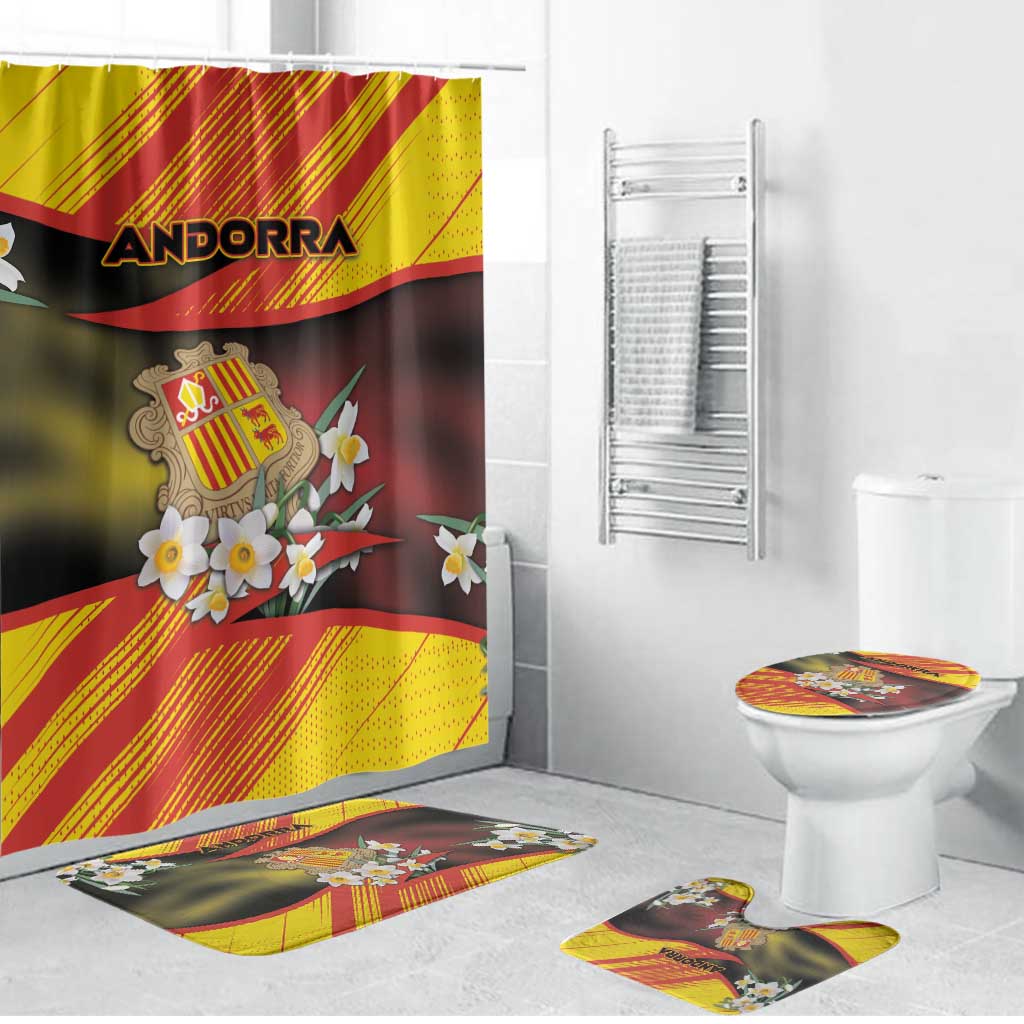 Andorra Bathroom Set The Grandalla Flowers With Symbol - Wonder Print Shop