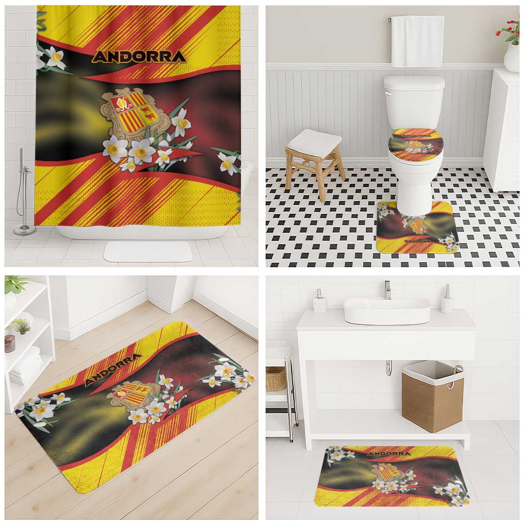 Andorra Bathroom Set The Grandalla Flowers With Symbol - Wonder Print Shop